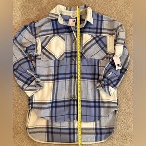 women’s small SO blue shacket